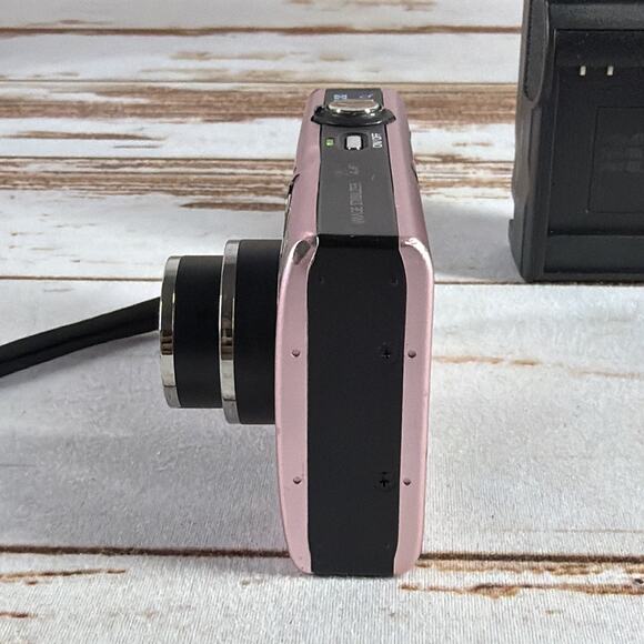 Canon PowerShot SD1100 IS 8MP Digital ELPH Pink w/ Battery & Charger - Picture 3 of 7